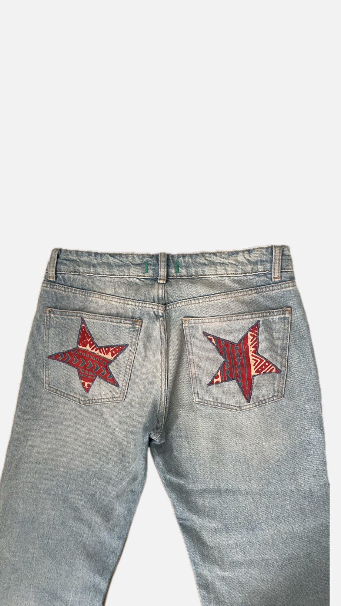 Jeans tiro bajo Estrellas