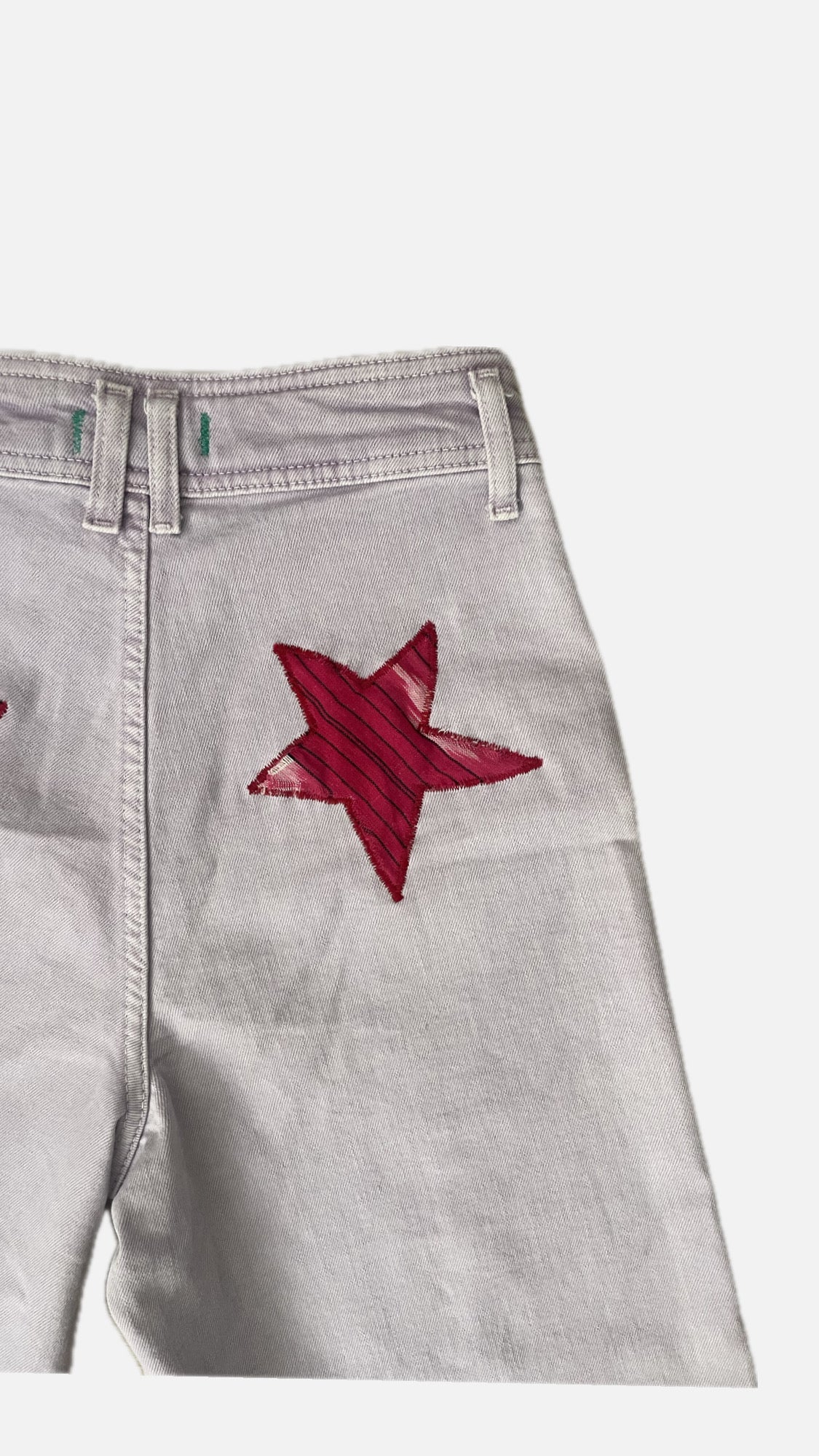 Jeans lila estrellas